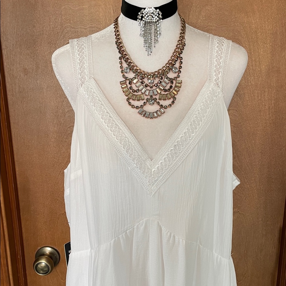 Elegant White Maxi Dress by Express